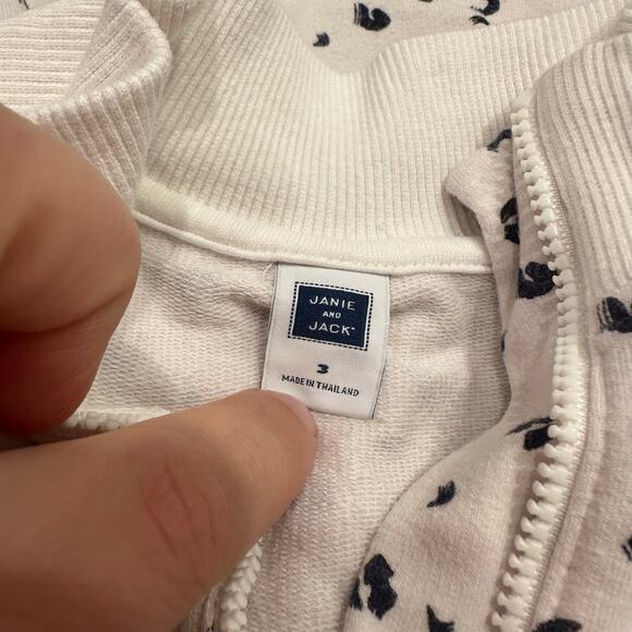 Janie and Jack JJ Sport Leopard Half-Zip Dress - Picture 7 of 9